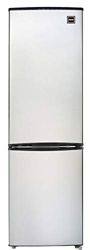 RCA RFR9004 Cubic Foot Fridge with Bottom Mount Freezer, 9.2 cu. ft, Stainless