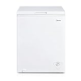 Midea MRC050S0AWW Chest Freezer, 5.0 Cubic Feet, White