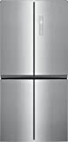 Frigidaire FRQG1721AV 33" Counter Depth French Door Refrigerator with 17.4 cu. ft. Total Capacity, 3 Glass Shelves, 5.5 cu. ft. Freezer Capacity, Crisper Drawer, Automatic Defrost, in Stainless Steel