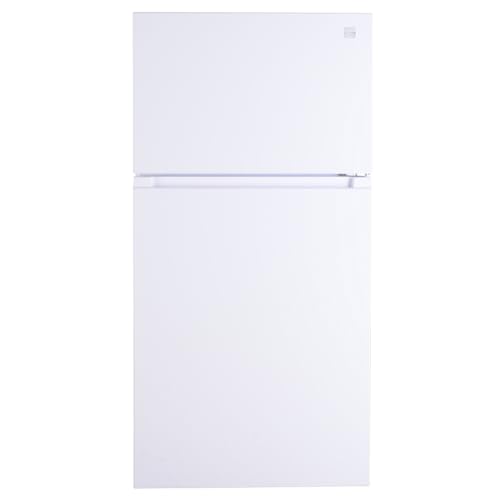 Kenmore 33 in. 20.5 cu. ft. Capacity Refrigerator/Freezer with Full-Width Adjustable Glass Shelving, Humidity Control Crispers, ENERGY STAR Certified, White
