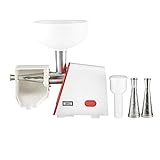 Weston Deluxe Electric Tomato Strainer, Food Mill, Sauce Maker for Salsa, Fruits, Apples, Berries, 4 Quart (82-0250-W)