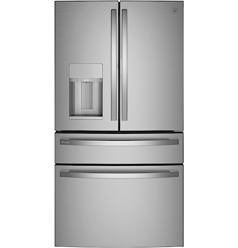 GE Profile PVD28BYNFS 36" 4-Door French Door Refrigerator with 27.6 cu. ft. Total Capacity in Fingerprint Resistant Stainless Steel