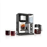 Ninja CM371 Hot & Iced XL Coffee Maker with Rapid Cold Brew, 4 Brew Styles, 8 Sizes Small Cup to Travel Mug, Single-Serve Coffee Brewer, 12-Cup Carafe, Permanent Filter, Removable Reservoir, Black