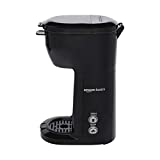 Amazon Basics Compact Dual Brew Single Serve Capsule Coffee Maker, 14 oz, Black, 8.15" x 5.32" x 11.99"
