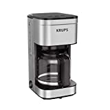 KRUPS: Simply Brew, Stainless Steel 10 Cup Coffee Maker, Dishwasher Safe Coffee Pot with Cold Brew, Pause & Brew, and Keep Warm Functions, Drip Coffee Maker