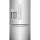 FRIGIDAIRE FRFS2823AS 36'' Freestanding French Door Refrigerator 27.8 ft. Capacity, 4 Glass Shelves, 9 cu. ft. Freezer Capacity, External Water Dispenser, Ice Maker, Water Filter in Stainless Steel