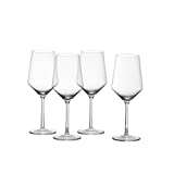Zwiesel Glas Pure Tritan Crystal Stemware Collection Glassware, 4 Count (Pack of 1), Cabernet/All Purpose, Red or White Wine Glassy, 18.2oz