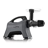 Omega Celery Juicer and Nutrition System Masticating Juicer, Cold Press Juicer Machine For Celery with Adjustable Dial, 200-Watt, Silver
