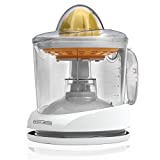 BLACK+DECKER 32oz Citrus Juicer, Adjustable Pulp Control with Pulp Basket, White, CJ625