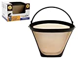 GoldTone Brand (Made in the USA) Reusable No.4 Cone Style Replacement Coffee Filter replaces your Cuisinart Permanent Coffee Filter for Machines and Brewers (1 Pack)