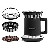 JAVASTARR Electric Coffee Roaster Machine for Home Use 1200W,Coffee Bean Roaster Machine for Home Use with Two Optional Baking Modes (Med & Dark),Coffee Roaster Stovetop,110v~120V