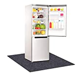 Refrigerators Mat，Multifunctional home appliance mat—Absorbent/Waterproof，Protect refrigerators and floors, Under Refrigerators Mat，Non-slip Backing，Washable (36" x 36")