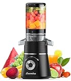 Cold Press Juicer, Zasmira Slow Masticating Juicer with 4.13" Extra-wide chute, Whole Fruit Juicer Machines for Vegetables & Fruits, 98% Juice Purity, 2 Cups Included/Easy to Clean