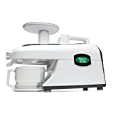 Tribest Green Star Elite GSE-5300-220V Deluxe Jumbo Twin Gear Juice Extractor with Pasta Maker Set, 220V, NOT FOR USA USE (European Cord)