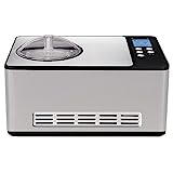 Whynter ICM-200LS Automatic Ice Cream Maker 2.1 Quart Capacity with Built-in Compressor, No Pre-Freezing, LCD Digital Display, Timer, Stainless Steel