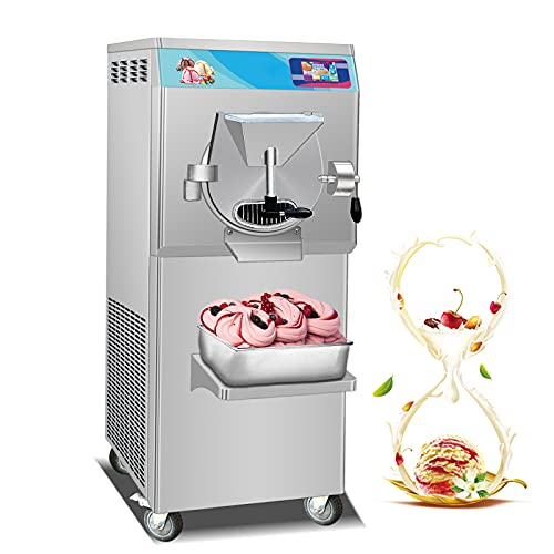 Kolice ETL Certificate Commercial Gelato Hard Ice Cream Machine Italian Water Ice Machine with Stronger Stainless Steel Door and Hinge 9-11 gal/hour