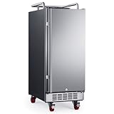 EdgeStar BR1500SS 15" Built-In Kegerator Conversion Refrigerator - Stainless Steel