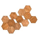 Wood You Buy Fridge magnets Office magnets, hexagon fridge magnets, natural and eco-friendly wooden magnets. Brown small size